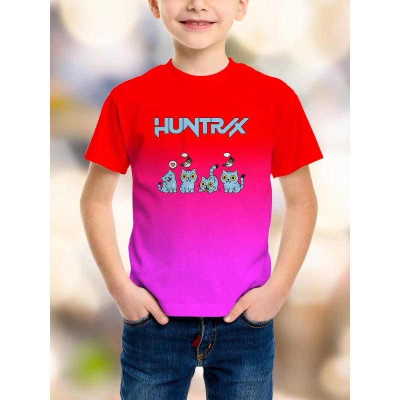 

Girl Boys Graphic Printed Tops 2025 Movie KPop Demon Hunters T-shirt Summer Short Sleeve Tee for Casual Loose 160