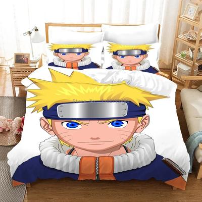 Naruto 3D Print Duvet Cover Cartoon Christmas Gifts Bedding Sets Quilt Cover Set Children Kids Bedroom Decor Bedclothes G