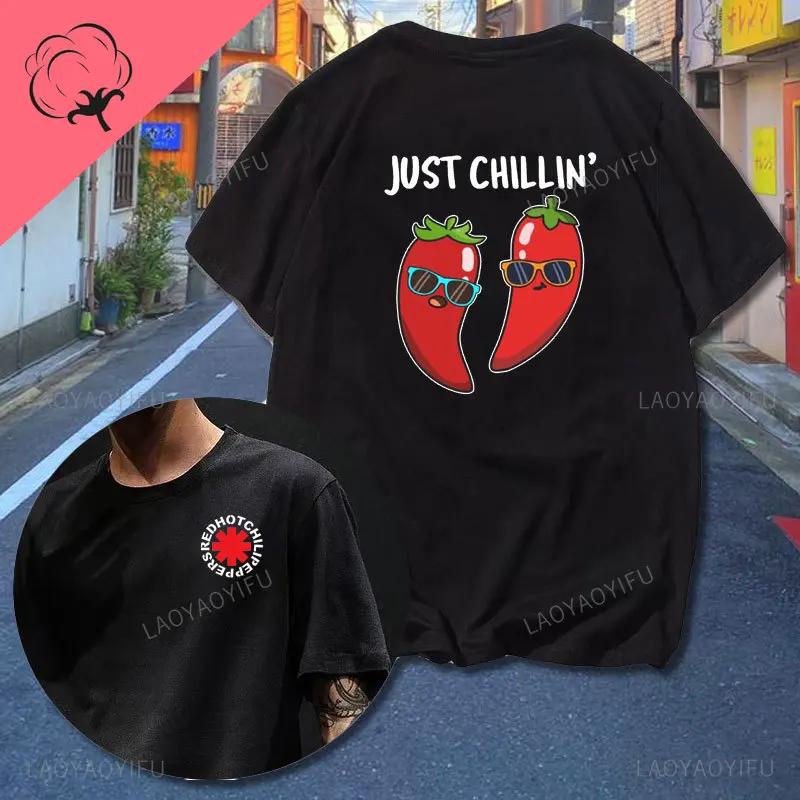 

RHCP Rock Band Red Hot Chili Pepperss Man T Shirt Personality Fashion Cotton Men Women T-Shirt Rock Band Classic Shirts Tops 3XL