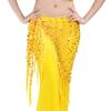 Fashion Tassel Belly Dance Hip Scarf Sequins Bohemian Waist Chain Crochet Dancer Skirt Show Costumes