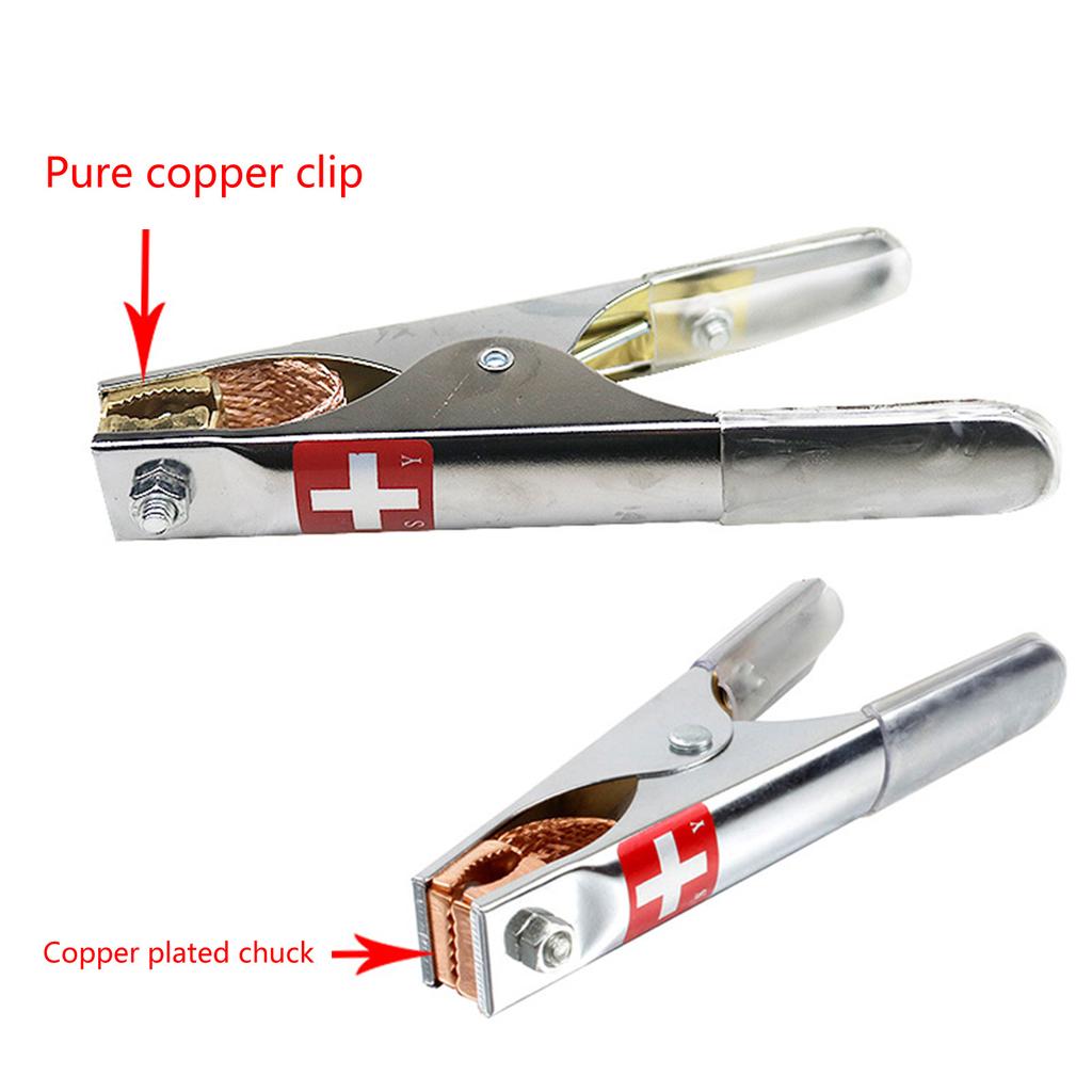 2PCS Car Battery Copper Plating Alligator Clip Big Size 17CM Battery Fire Cable Clip High Quality Crocodile Clip