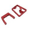 Front Carrier Block Aluminum Alloy Folding Bike Front Carrier Block Bag Bracket Holder Folding Bicycle 3 Holes Pig Nose