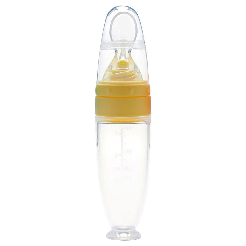 Baby Bottle Crowd Training Silicone Bottle  Spoonfood Supplement Bottle