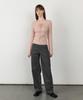 CITYBREEZE Boucle Western Lace-Up Knit_Pink