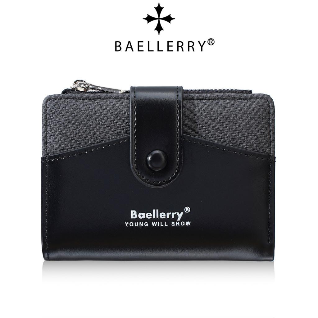 Baellerry Pu Leather Card Holder Wallet For Women With Antitheft Design And Multiple Card Slots