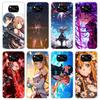 Anime Sword Art Online SAO Handyhülle Für Xiaomi Poco X5 X6 X7 Pro F7 Ultra M7 Redmi 15C 15 13C 13 12C 12 10 10C 10A 9 9C 9T 9A