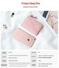 2024 Korean Style Women's RFID Anti-Theft Solid Short Wallet