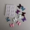 Silicone Butterfly Earring Pendant Mold Set Of 6 Professional Resin Craft Tools For Creative Designs