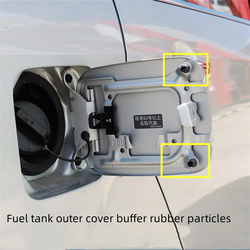 For NISSAN TIIDA LIVINA QASHQAI X-TRAIL ALTIMA SUNNY Patrol Y62 Fuel Tank Outer Cover Buffer Rubber Particles Rubber Pad 2PCS
