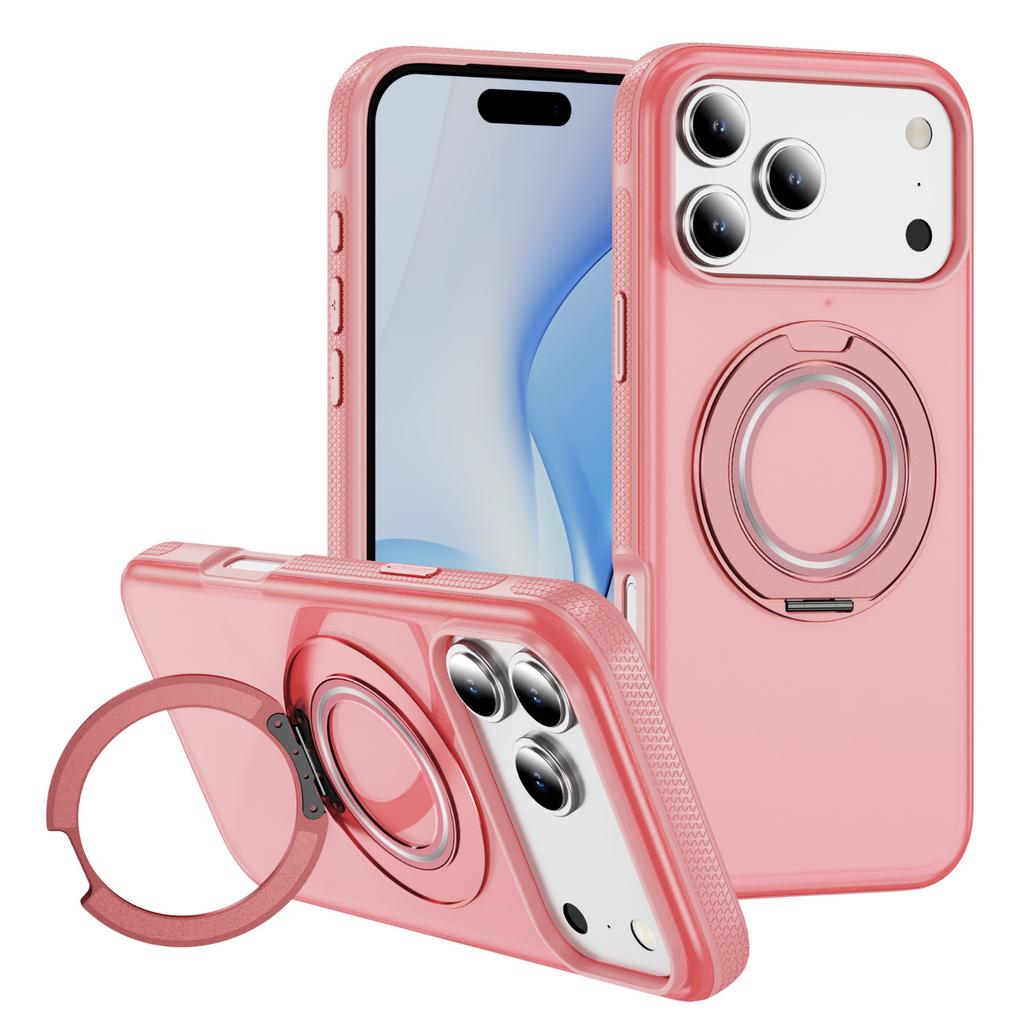 For IPhone 17 Mobile Phone Case, Light Luxury and High-end Sense, Ins Style 360° Stand Hard Shell for IPhone 17pm Mobile Phone Case