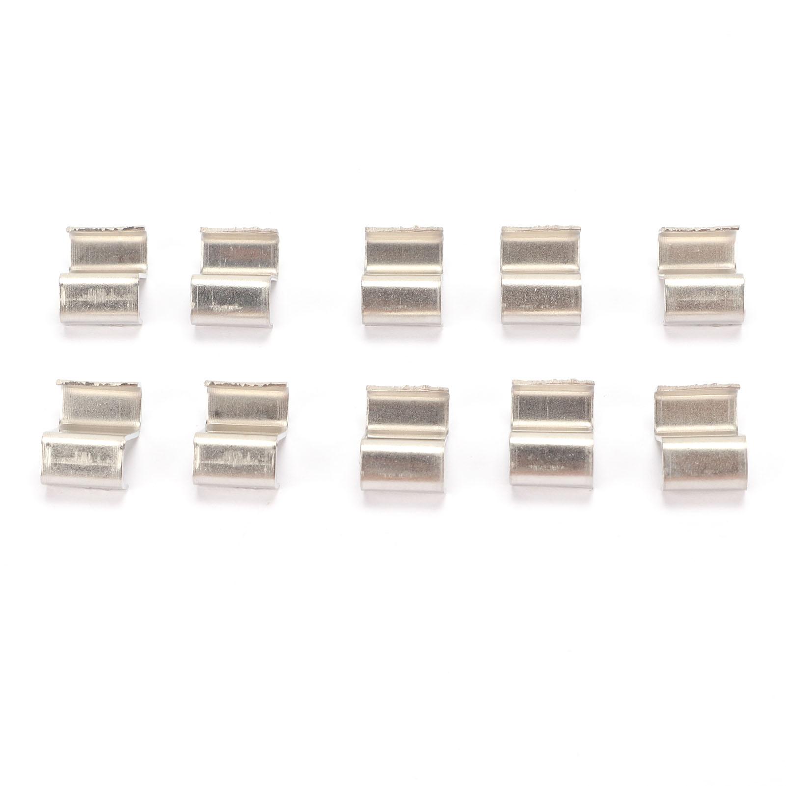 

100 шт. Z-образные пружинные зажимы из нержавеющей стали, безопасные, простая установка, Z-образные проволочные фиксирующие зажимы для садоводства