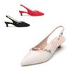 Women Slingback 4cm 012612002 3color