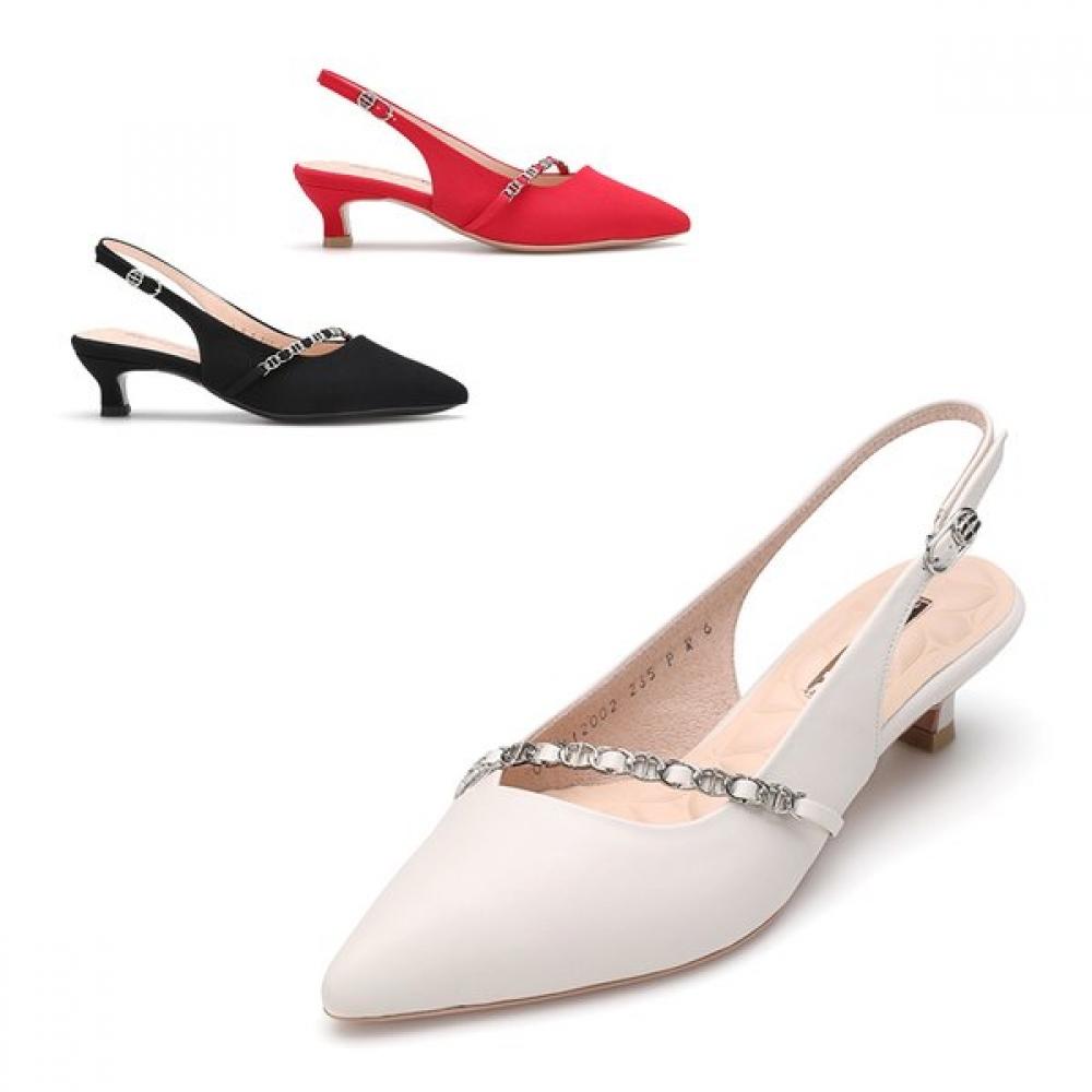 

Misope Women Slingback 4cm 012612002 3color Ivory/225