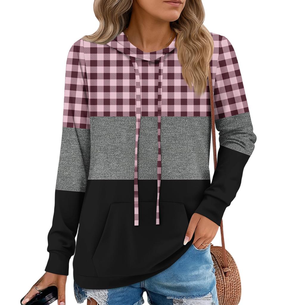 Womens Pullover Hoodies Teen Girls Fashion Hooded Sweatshirt Womans Fall Tunic Top