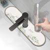 Non-Slip Faucet Draining Mat Self Absorbent Drying Mat Countertop Sink Protector  Home Kitchen