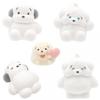 Kitan club Kokomo and Flocked Soft Vinyl Figures X Complete Set of 5 Gachapon Capsule Toys S'mores