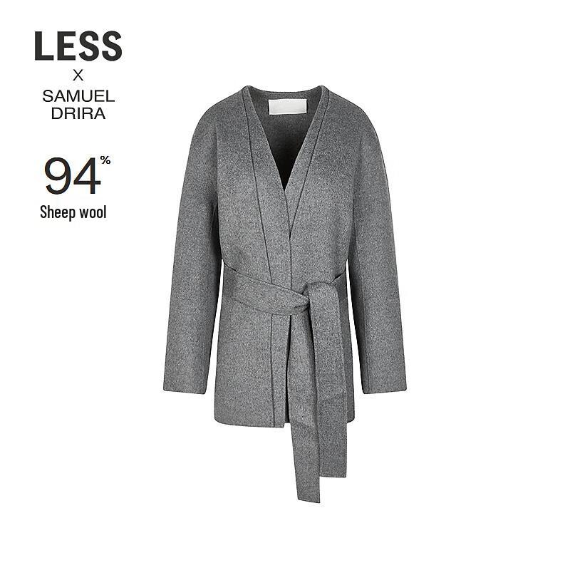 

LESS Autumn Wool Blend Long Coat XL