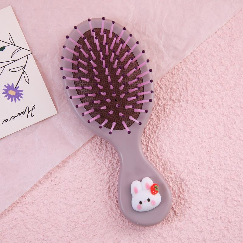 Mini pieptene de păr pentru copii Ins Simplicity Masaj de culoare uni Com pentru păr pentru mamă și copii Perii portabile mici de călătorie pentru îngrijirea părului