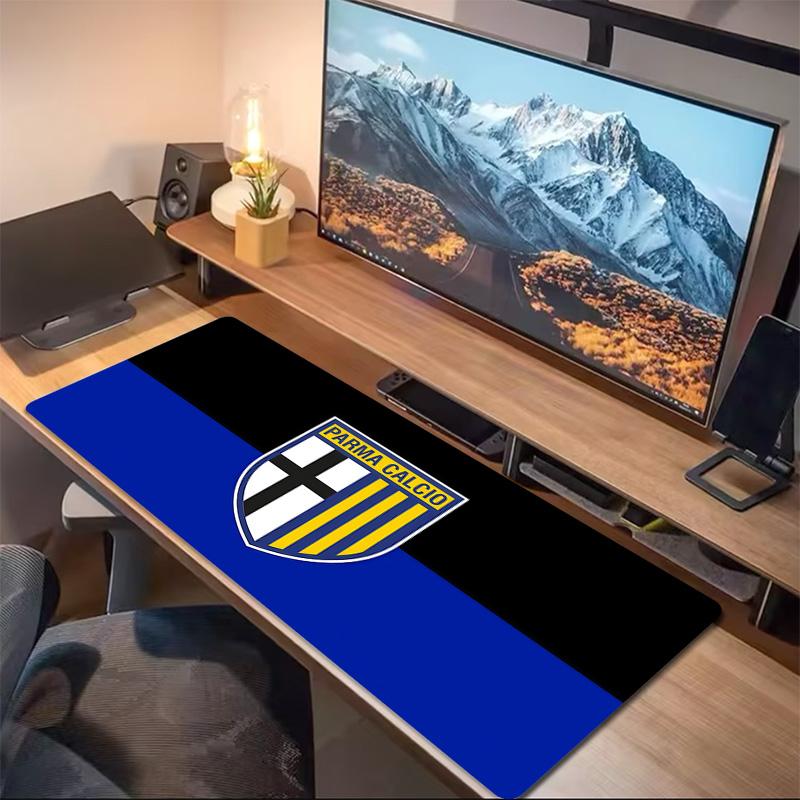 Parma Calcio 1913 Druck Kissen Rutschfest Laptop Tablet Großes Mauspadd XXL Matte Mini-PC Spielmatte Mit Verriegelungskante