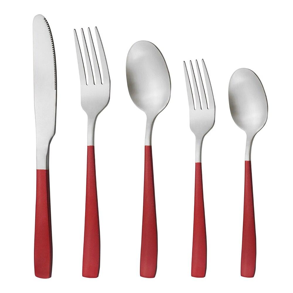 Dinnerware Gold Stainless Steel Set Cutlery Knife Fork Spoons Dessert Coffee Spoons Sliverware Kitchen Party Tableware Flatware