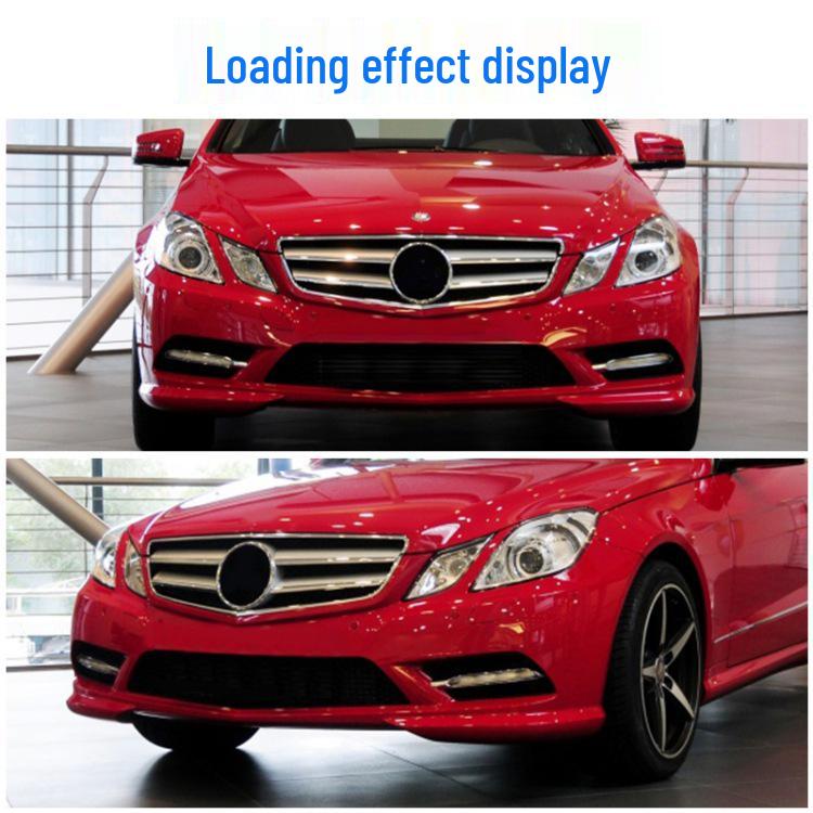 Mercedes-Benz E-Class Front Bumper Fog Light Frame & Daytime Running Light Cover Trim