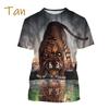 Hot Sale Personality Ferocious Tiger 3D Printing T-shirt Summer Unisex Fashion Funny Cool Hip Hop Animal Short Sleeve Shirt