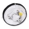 Dust Shroud Kit Transparent ABS Dry Grinding Dust Cover for 4in To 5in Angle Grinders Wet Polisher
