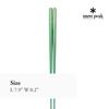 Snow Peak Titanium Tapered Chopsticks with Novelty Included (Green) (SCT-115-GR)