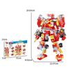 Woma Toys C0651 Transforming Robot 13 In 1 Fire Rescue Car Building Block Brick Toy Set for Kids