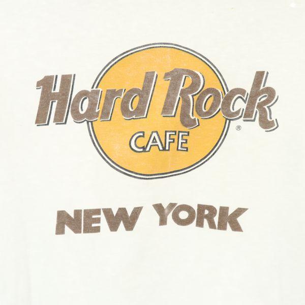 HARD ROCK CAFE Print Short sleeve T-shirt White Men's Used