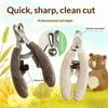 Stainless Steel Pet Nail Clippers Sharp Blade Anti Slip Handle For Grooming Cats Dogs Small Pets