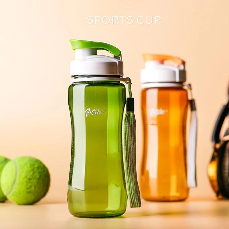 560ml Water Bottle Kids School Drinking Bottle Water Plastic Sports Water Bottler for Children Camping Travel Outdoor Drinkware
