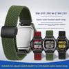 18mm Quick-release Strap For Casio DW-291H/DW-290 W-218H/W-219H Knitted Nylon Canvas Watch Band Men's Magnetic Clasp Wrist Band
