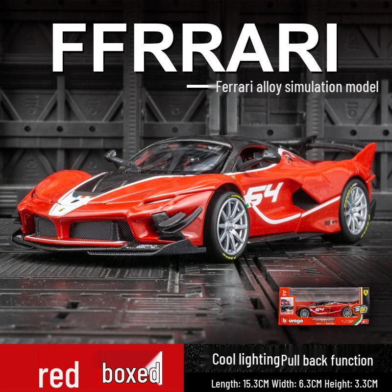 

Bburago Ferrari FXX K Игрушка-модель автомобиля из сплава с инерционным механизмом, звуком и светом