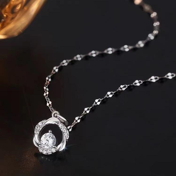 S925 Silver Mobius Necklace - 2023 Women's Luxury Clavicle Chain, High-End Style