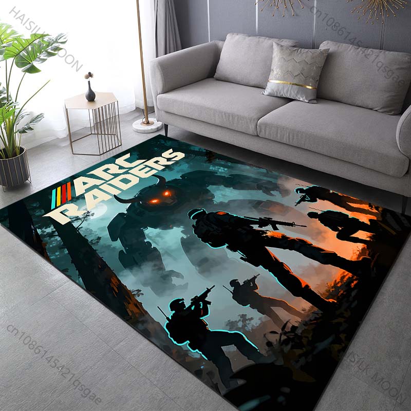 Classic Games A-RC R-Raiders Print Rug Carpet for Living Room Children's Bedroom Mat Sofa Doormat Rug Home Decor Anti Slip Mat