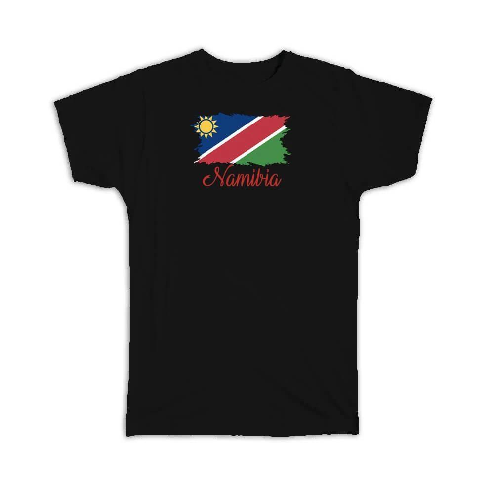 Gift T-Shirt : Namibia Flag Namibian Country Expat 3XL