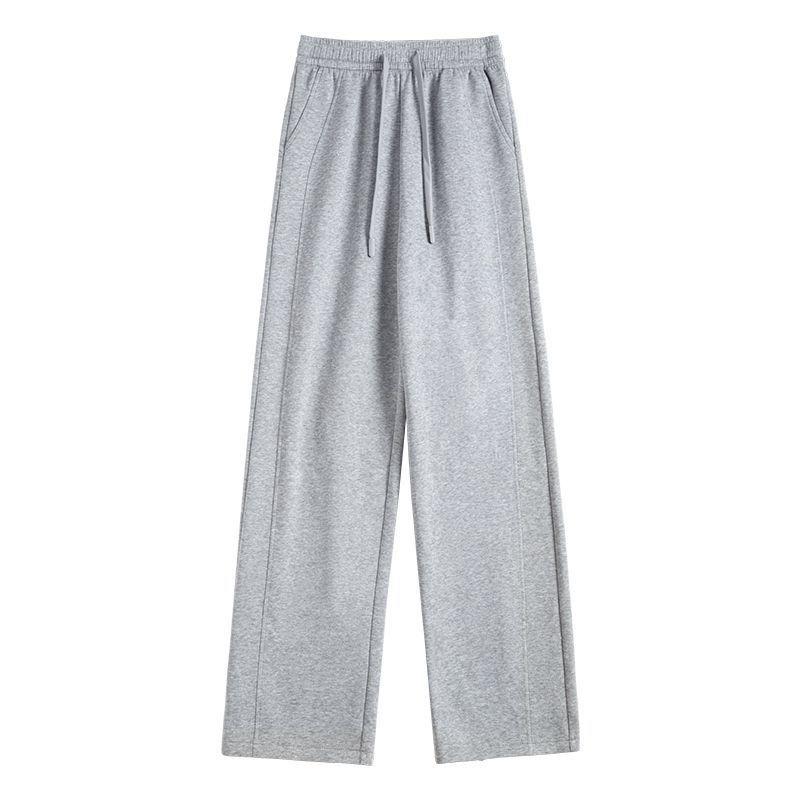 Banana Sweatpants Female Spring and Autumn High-waisted Loose Thin Wide-legged Narrow Version of The Casual Sweatpants Trousers
