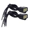 2 Sets of Wiring Harnesses with Headlight Connector 68364272AA for Dodge Charger 2015-2018
