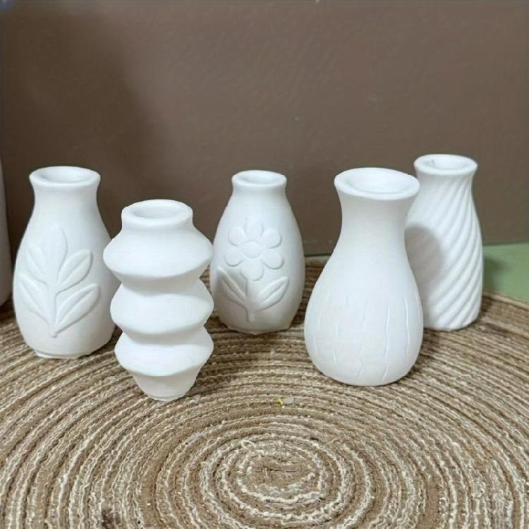 High Detail Silicone Mold for Arrangement Flowerpot Mini Vase Making Tool Realistic Pattern Crafting Accessory