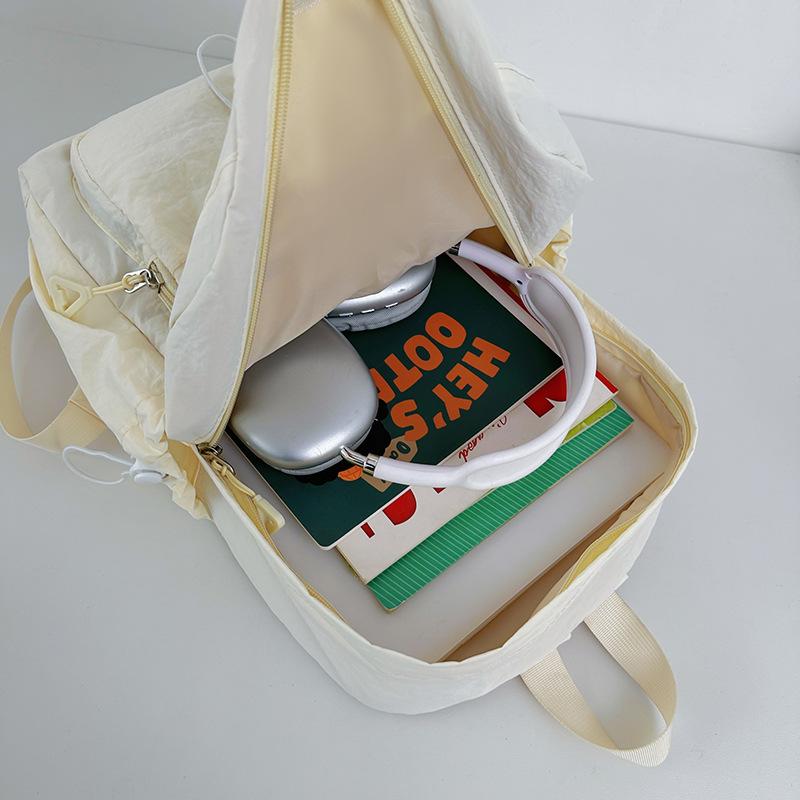 Student's Large Capacity Schoolbag Women's Lightweight Backpack