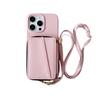 Zipper Crossbody Cards Bag Leather Wallet Case For iPhone 15 Pro Max 13 14 Plus 12 11 7 8 SE 2022 Lanyard Pocket Purse Cover