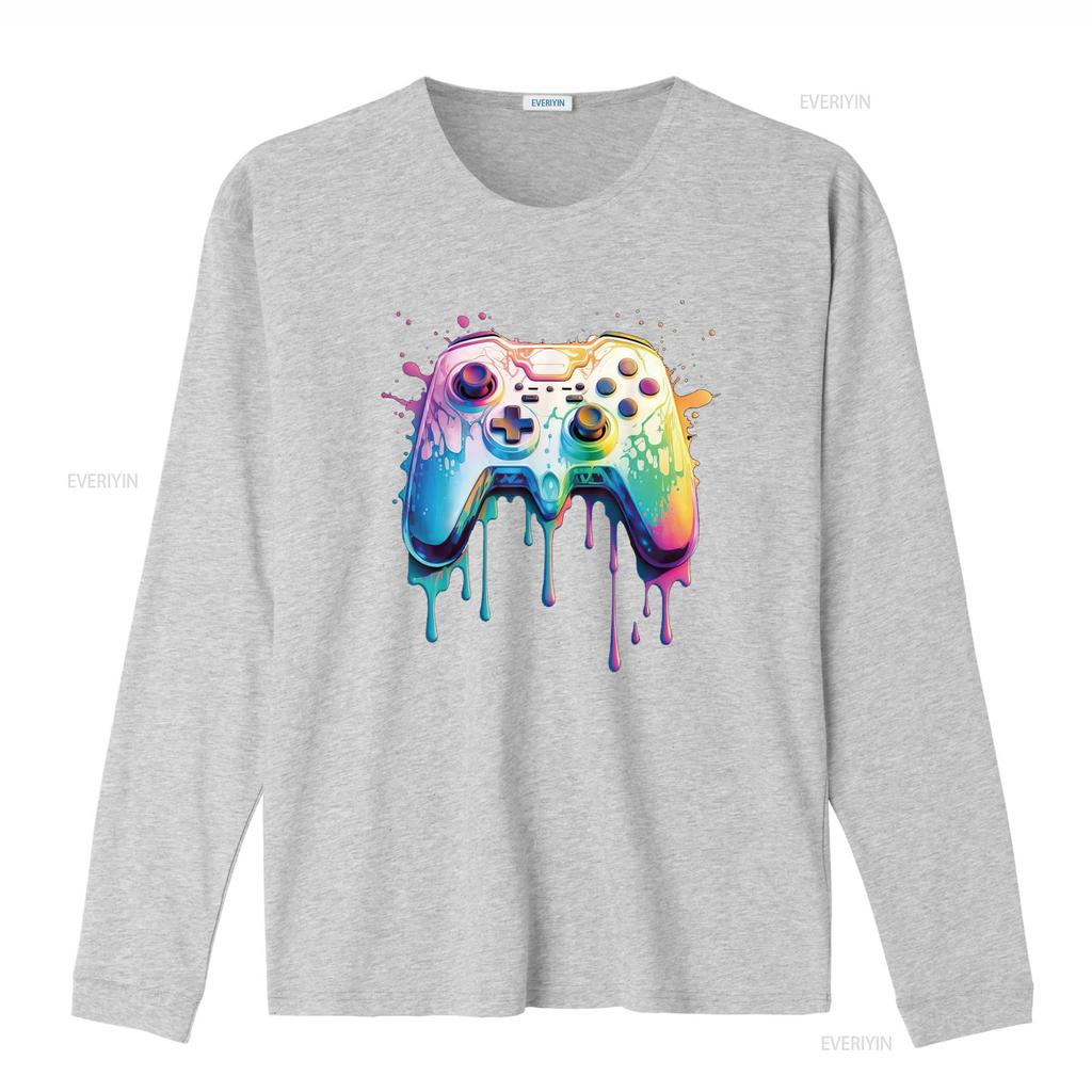 Gamer Video Game Colorful Lover T Shirt vintage Washed Breathable Top For Everyday Wear Soft Casual Stylish homme Unisex