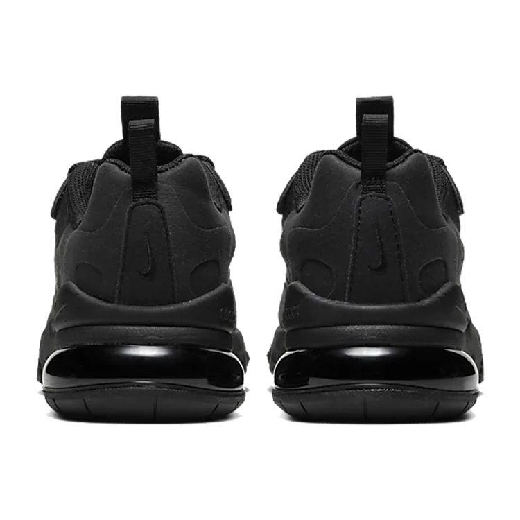 Nike Air Max 270 React 'Triple Black' Gs BQ0103-004