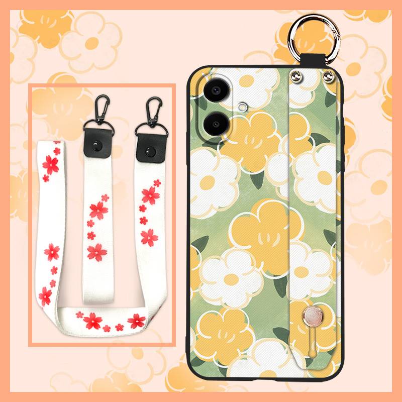 Shockproof Fashion Design Phone Case For Samsung Galaxy A06/SM-A065F/M Back Cover Durable Wristband Ring Wrist Strap