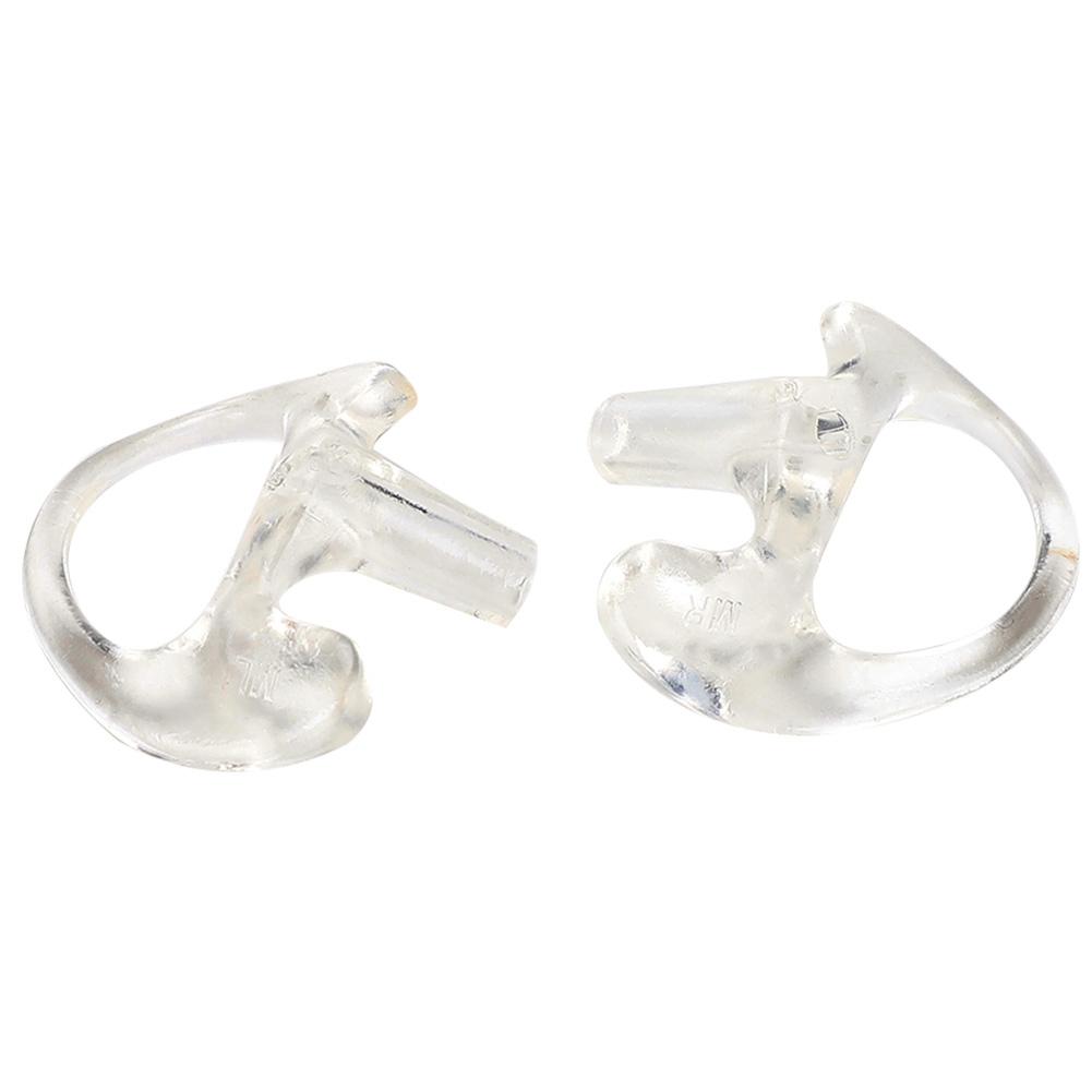 Soft Comfortable Transparent Silica Gel Ear Mould Replacement for Most Coil Tube Audio Kits