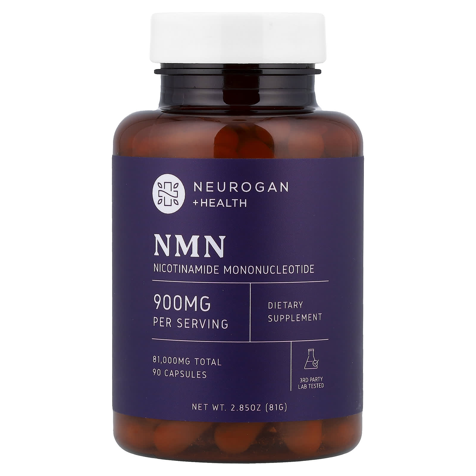 

Neurogan Health, NMN, 900 mg, 90 Capsules, 81 g (2.85 oz)