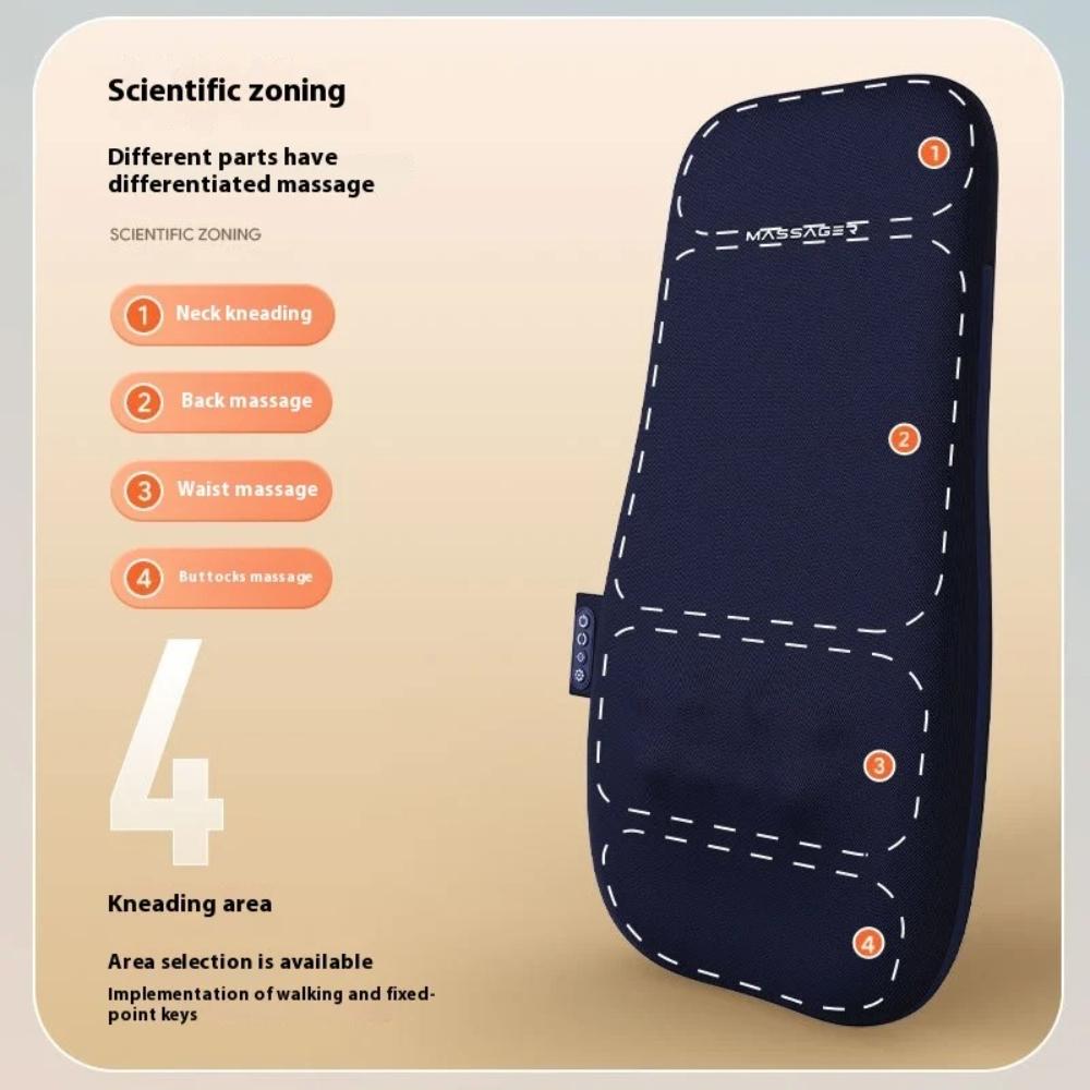 Hot Compress Kneading Massager Portable Body Massage Pillows for Shoulder Neck Waist Back Boby Massage Device for Home & Office