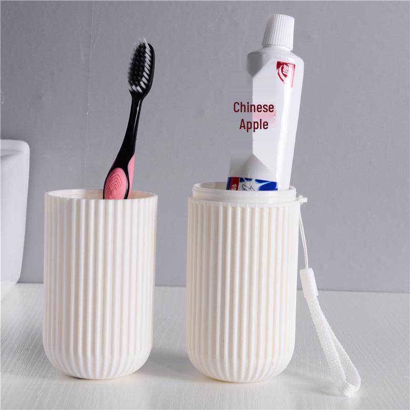 

Portable Travel Toothbrush and Toothpaste Holder with Lid