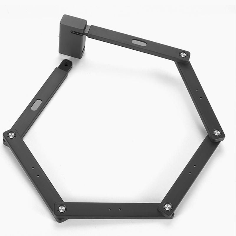 High Security Bicycles Lock Heavy Duty AntiTheft Cycling Lock with Key and Brackets Bike Security Folding Lock Enduring